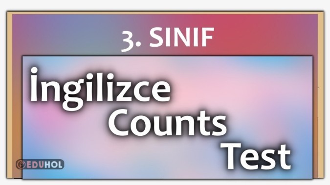 3. Sınıf - İngilizce - Counts - Test