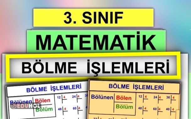 3. Sınıf - Matematik - Bölme İşlemleri