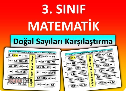 3. Sınıf - Matematik - Doğal Sayıları Karşılaştırma