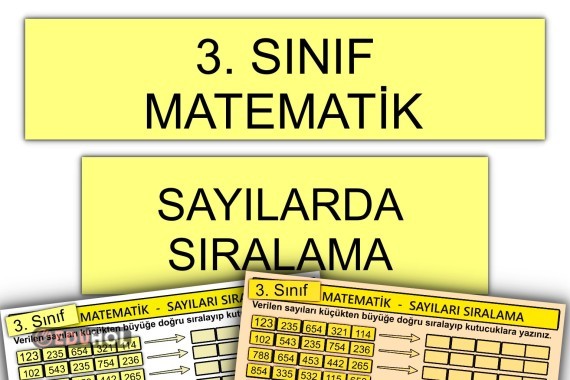3. Sınıf - Matematik - Sayılarda Sıralama