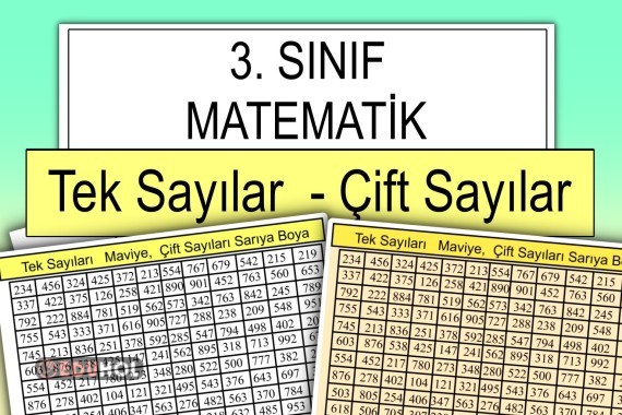 3. Sınıf - Matematik : Tek Sayılar - Çift Sayılar