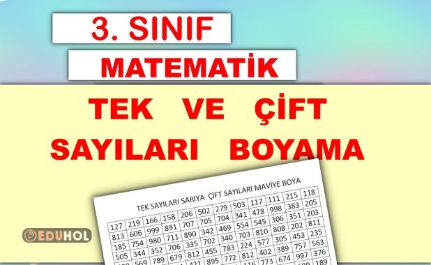 3. Sınıf - Matematik : Tek ve Çift Sayılar