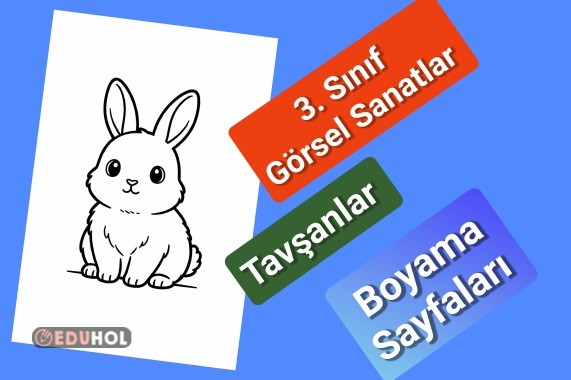 3. Sınıf Görsel Sanatlar Tavşanlar Boyama Sayfaları