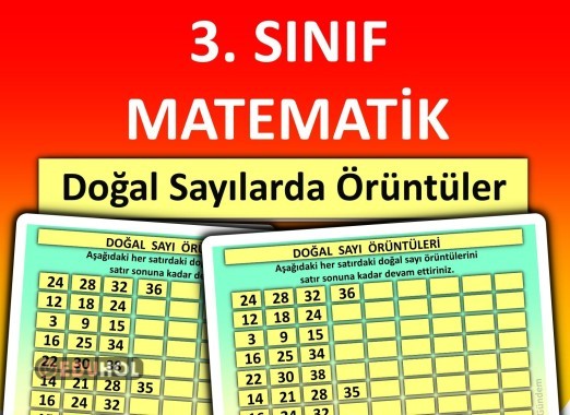 3. Sınıf Matematik - Doğal Sayılarda Örüntüler