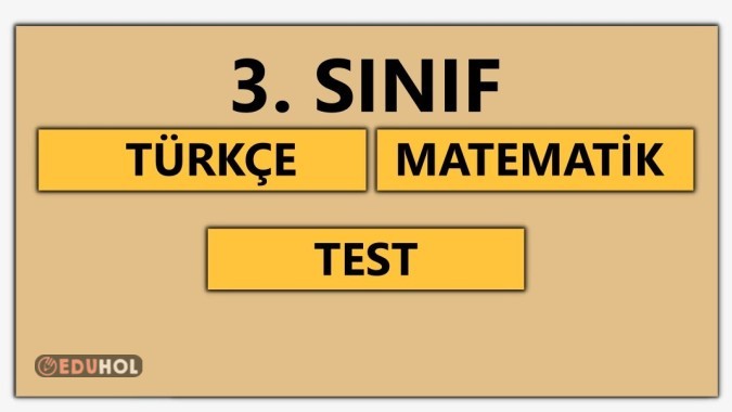 3. Sınıf Türkçe Matematik - TEST