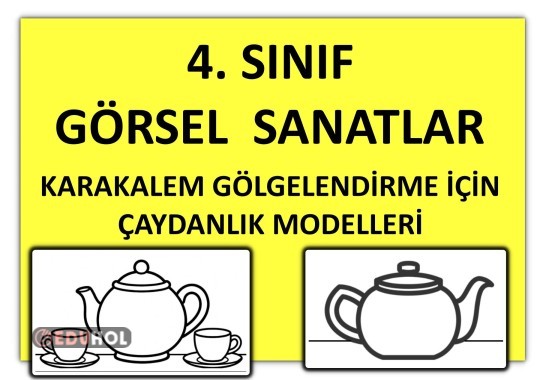 4. Sınıf - Görsel Sanatlar - Karakalem Gölgelendirme 1