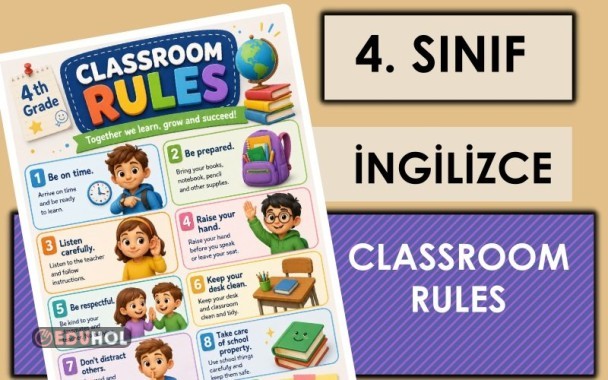 4. Sınıf - İngilizce - Classroom Rules