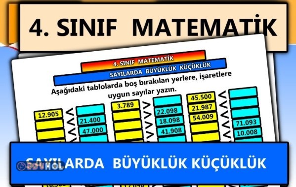 4. Sınıf - Matematik - Sayılarda Büyüklük Küçüklük
