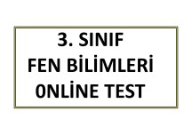 3. Sınıf - Fen Bilimleri