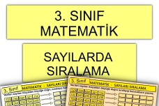 3. Sınıf - Matematik - Sayılarda Sıralama