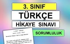 3. Sınıf - Türkçe - Hikaye Sınavı ( Sorumluluk )