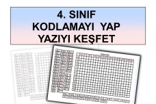 4. Sınıf - Kodlamayı Yap, Yazıyı Keşfet