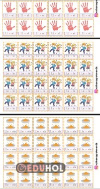 E-L Sesleri Görsel Dikte Çalışmaları