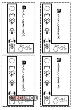 L Harfi Ses Hissettirme ve Boyama Çalışması