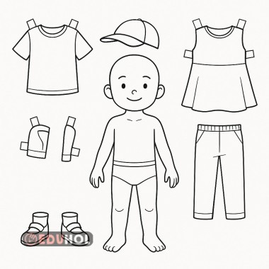 BEBEK GİYDİRME ŞABLONU
