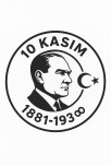 10 Kasım yaka rozeti