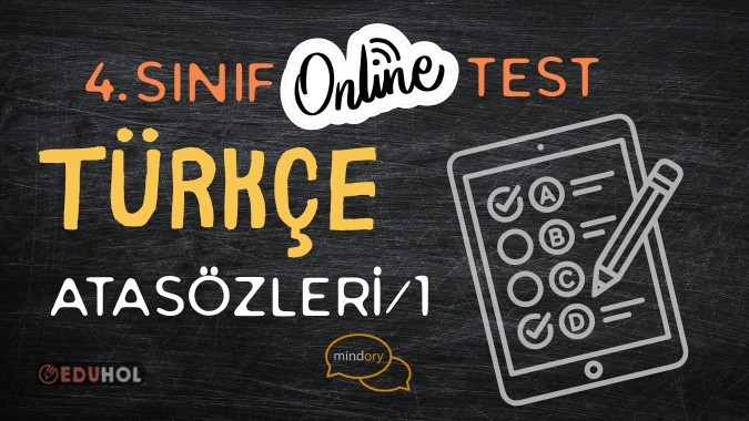 Atasözleri Testi 1
