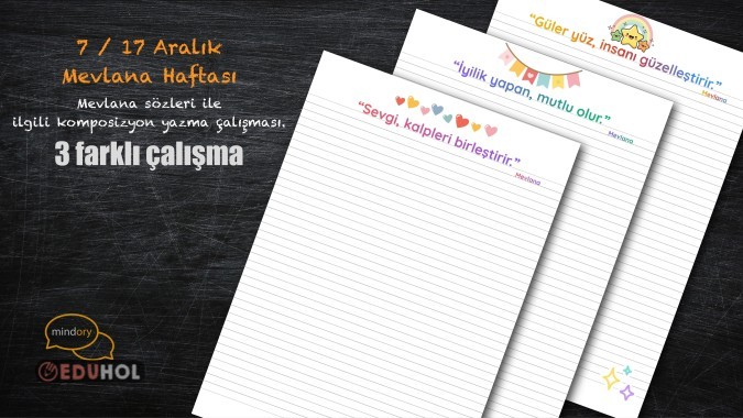 Mevlana Haftası Komposizyon Çalışması