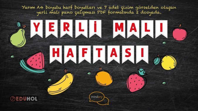 Yerli Malı Haftası Pano Çalışması