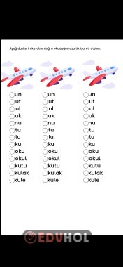 U sesi interaktif defter etkinliği