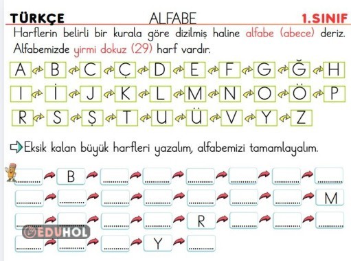 Alfabemiz Çalışma Sayfaları