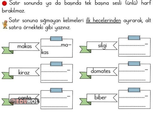 Satır Sonuna Sığmayan Kelimeler