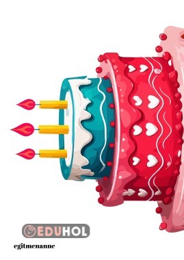 1 yaş büyüdüm pano