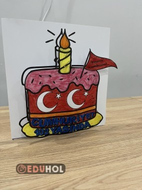 Cumhuriyet Pastası kalıp 1