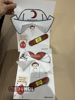 Kızılay kalpli kalıp