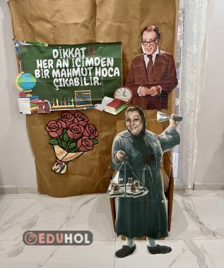 Öğretmenler Günü Pano Gül Buketi