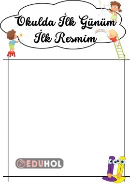 İlk gün için resim çalışması