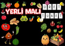 Yerli malı haftası pano şablonu