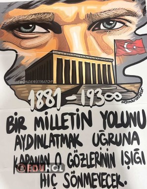 10 KASIM ATATÜRK POSTER BOYUT