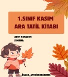 1. SINIF KASIM ARA TATİLİ ETKİNLİK KİTABI