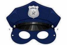 Polis Haftası Maske Boya
