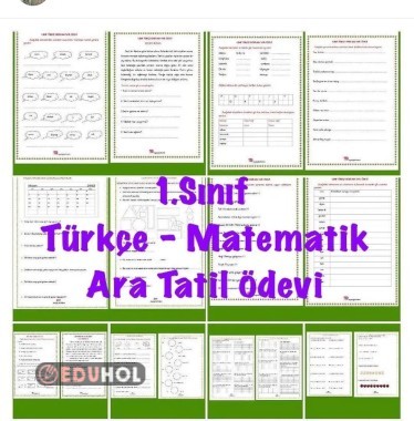 1 sınıf 2.donem aratil Turkce