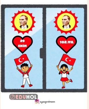 Cumhuriyet Bayramı pencere görselleri