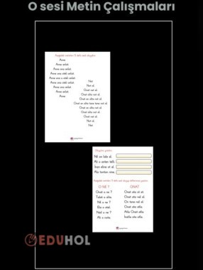 O sesi metin çalışması