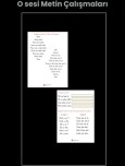 O sesi metin çalışması
