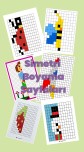 Simetri boyama sayfaları
