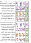 tombala /  rakam kartları say eşleştir