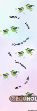 İlkokul seviyesi için kitap ayracı