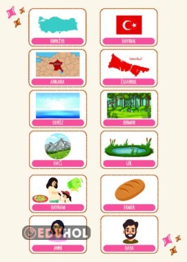 Resimli kelime kartları