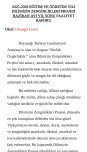 2025-2026 DİLİMİZİN ZENGİNLİKLERİ PROJESİ HAZİRAN AYI YIL SONU FAALİYET RAPORU