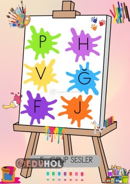 5. Grup Sesler (P-H-V-Ğ-F-J) Fasikülü