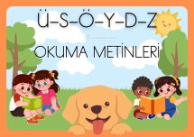 3. Grup Sesler Okuma Kitapçığı (Ü-S-Ö-Y-D-Z)