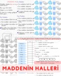 3. Sınıf Fen Bilimleri Maddenin Halleri