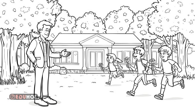 Öğretmenler Günü Boyama Sayfası