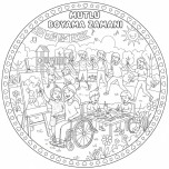 3 Aralık Dünya Engelliler Günü Boyama Sayfası