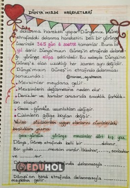 Dünyanın hareketleri 2